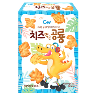 Cheongwoo Dinosaur Milk Snack 60g ขนมสแน็กรสนมเกาหลี 청우 우유먹은 공룡 스낵 60g Korean Snack Kids from korea