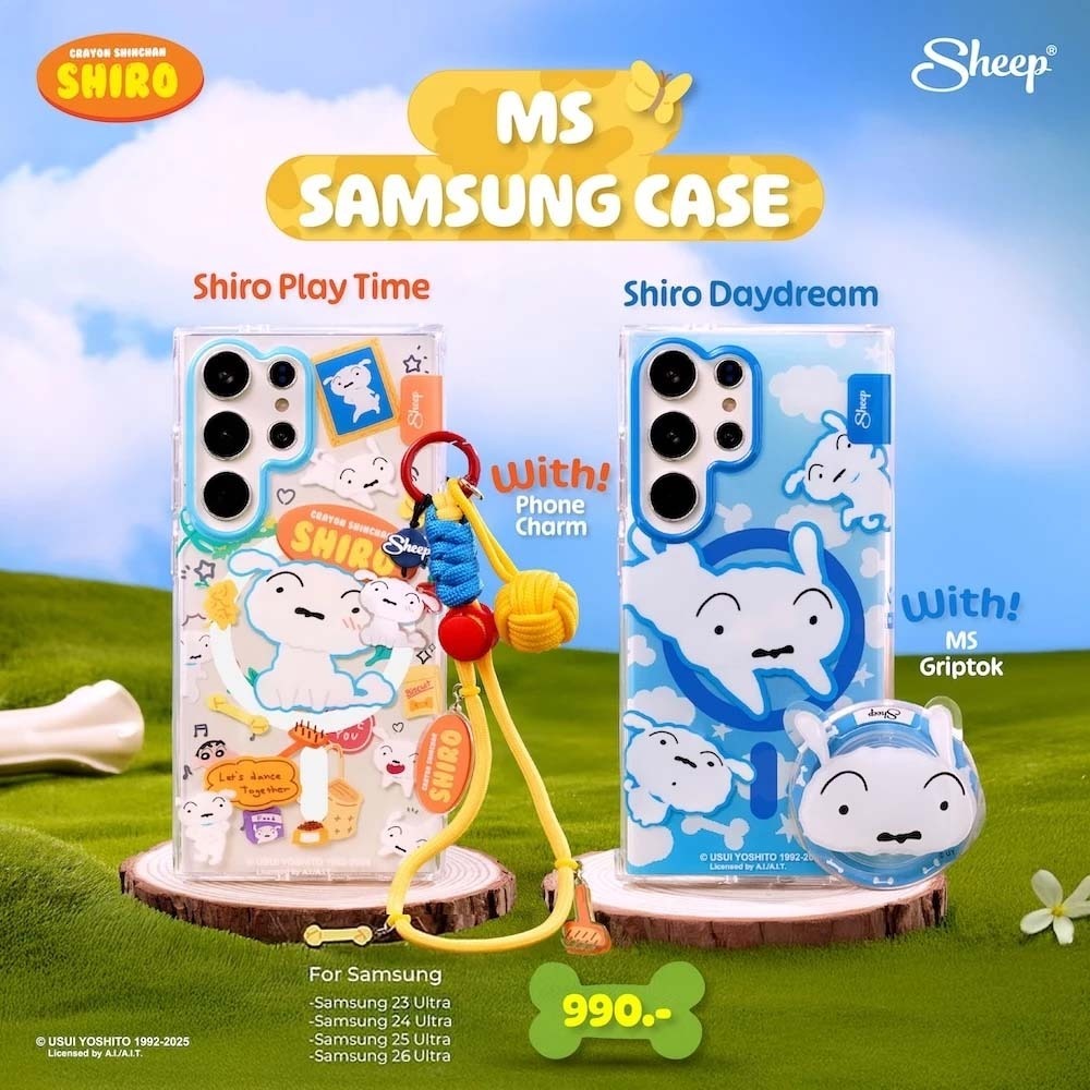 [S23Ultra/S24Ultra/S25Ultra/S26Ultra Shiro] Shiro Collection เคสซัมซุง ชาร์จแม่เหล็ก มีMagnet ฟรีGriptok/Strap ลายชิโร่
