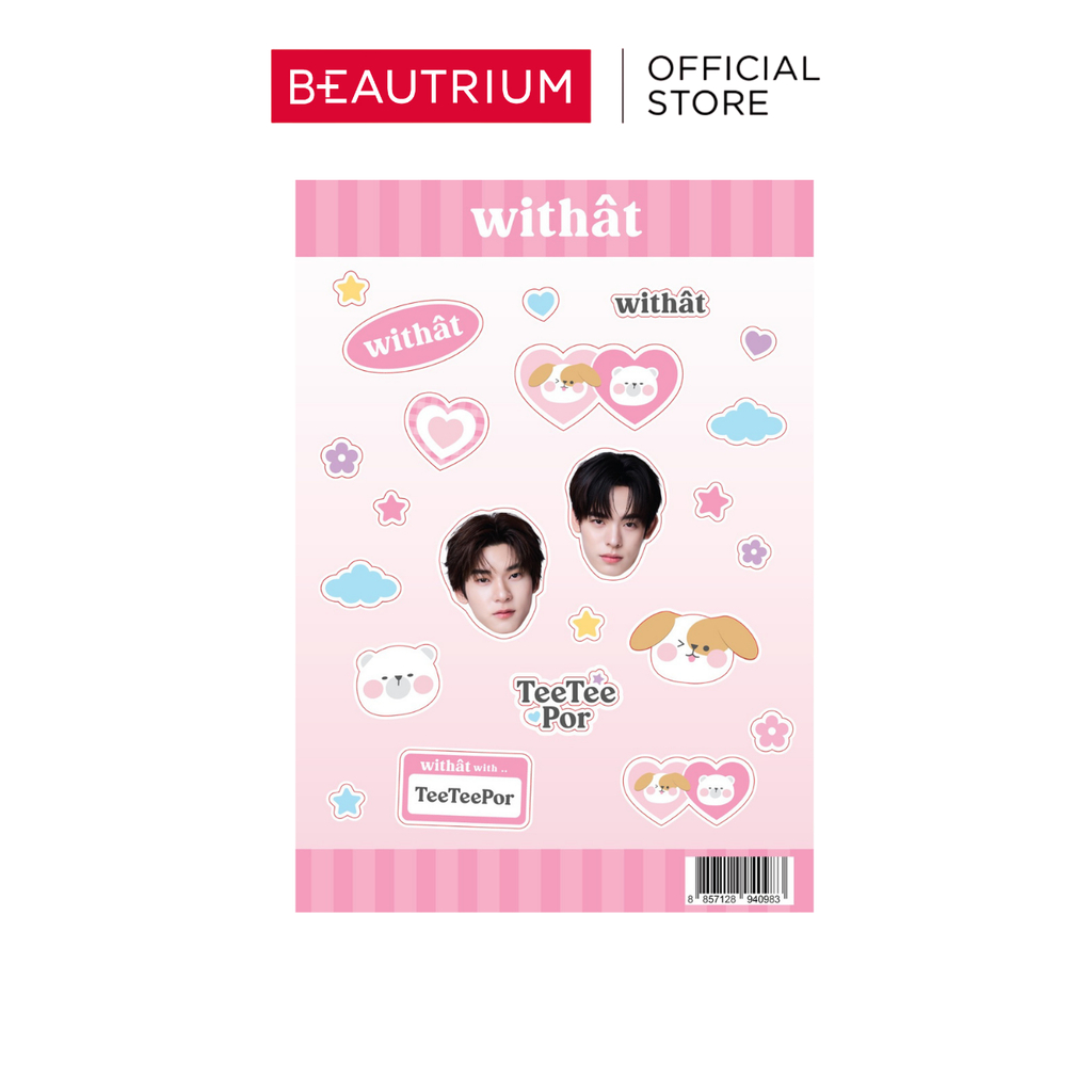 (สินค้าของแถม) WITHAT Sticker TeeteexPor 1pc