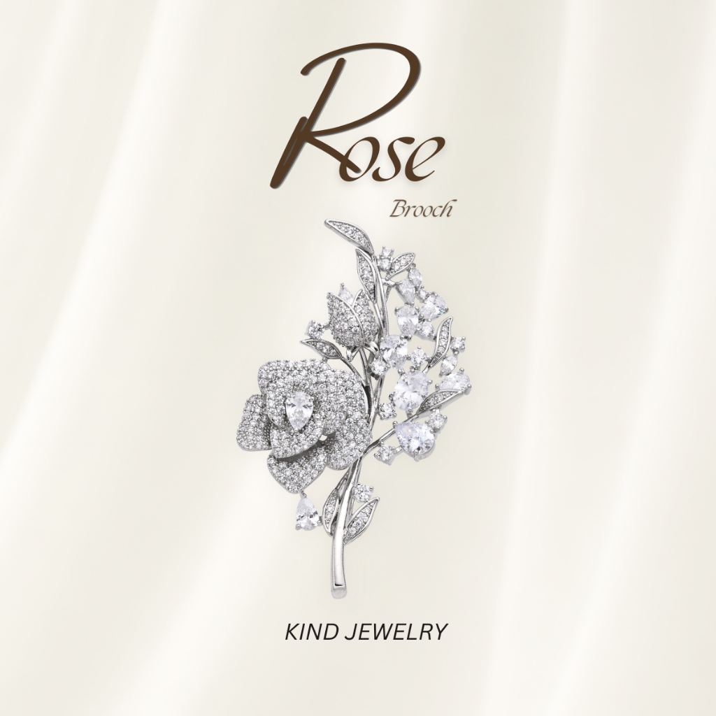 Kind Jewelry เข็มกลัด  Rose BROOCH