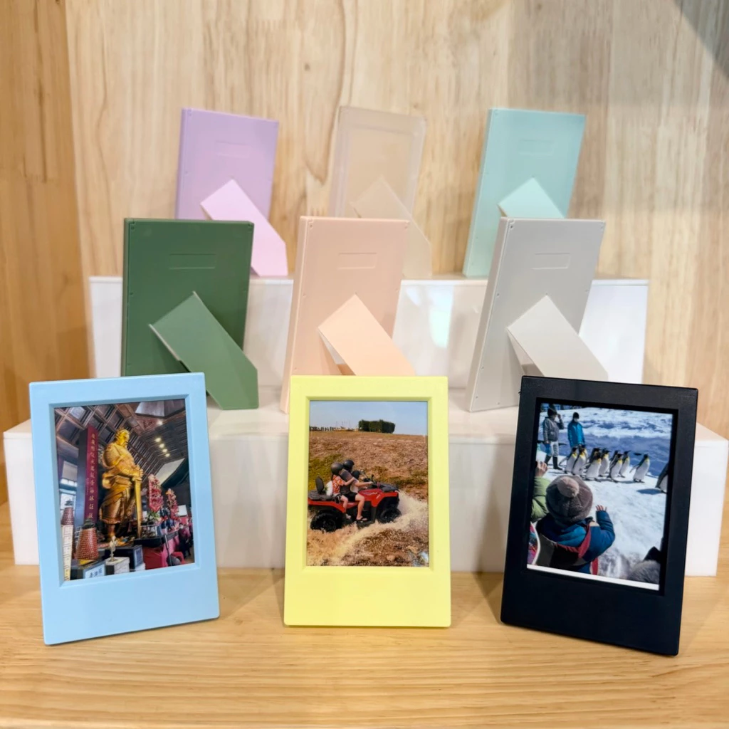 พร้อมส่ง - กรอบรูป instax mini ตั้งโต๊ะ ขนาด 3 นิ้ว ราคาถูกคุณภาพสูง