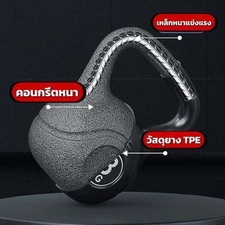 【COD】12 กก. - 20 กก.เคตเทิลเบลสีดำ ดัมเบลยกน้ำหนัก ดัมเบลหูหิ้ว Kettlebell ลูกยกน้ำหนัก บริหารกล้าม