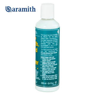 [ของแท้] Aramith น้ำยาขัดเงาและน้ำยาทำความสะอาดลูกบิลเลียด พูล สนุกเกอร์ Billiard Ball Cleaner / Restorer