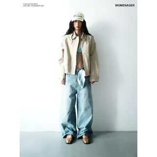 WOMENAGER - Jane Tabi สี Tan รองเท้าแตะคัทชูเปิดส้น สวมใส่ง่าย