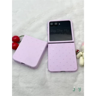 พร้อมส่งจากไทย ! เคสฟลิปผิวด้านหลากสีลายหัวใจแสนมินิมอล (20111) for Samsung Galaxy ZFlip7 Flip6 Flip5