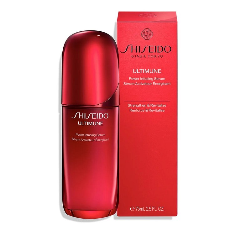 สินค้าแท้ดั้งเดิม💫ใหม่! เซรั่มบำรุงผิวหน้า Ultimune Power Infusing Serum จาก Shiseido 75ml/100ml