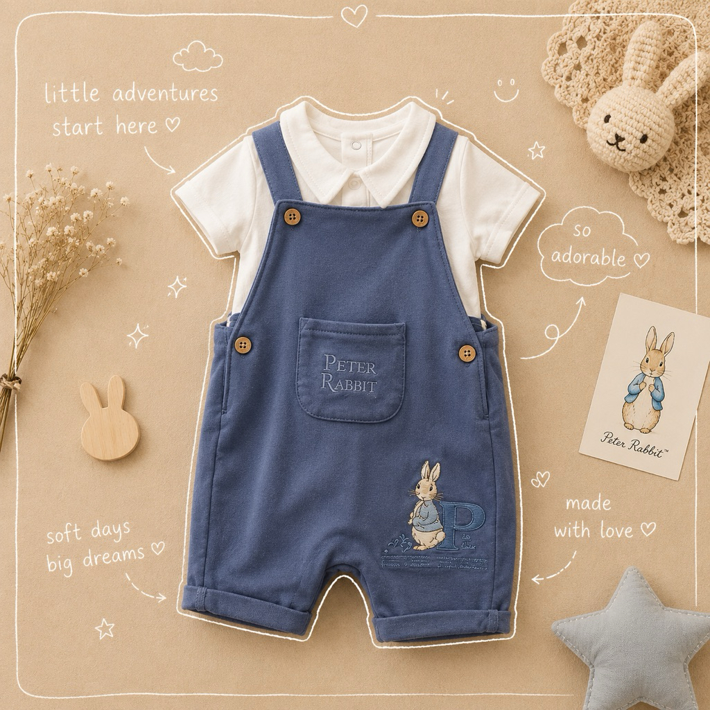 𝐏𝐄𝐓𝐄𝐑 𝐑𝐀𝐁𝐁𝐈𝐓 เซต 2 ชิ้น 3m-24m