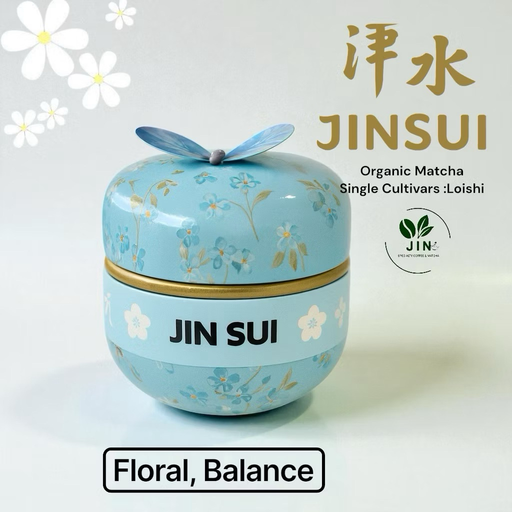 🚀พร้อมส่ง ส่งทันที🚀 JINSUI- Floral ,Balance Organic Matcha Single Cultivar:Loishi Kagoshima