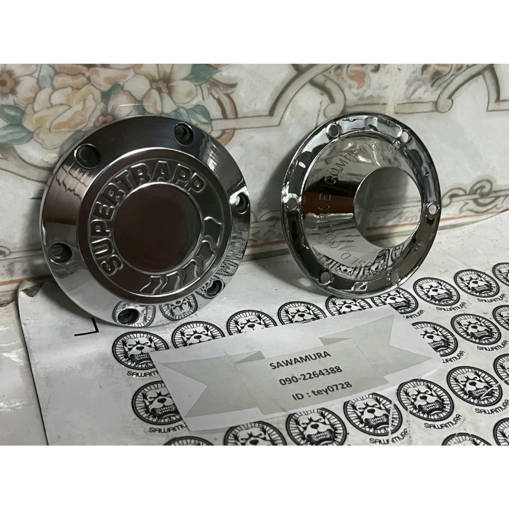 SR400 ฝาปิด ฝาเปิดแท้ ท่อแทร็ป SUPERTRAPP แท้ญี่ปุ่น SR500 SR400Fi sr400 sr500 sr400fi SR400 SR500 ต