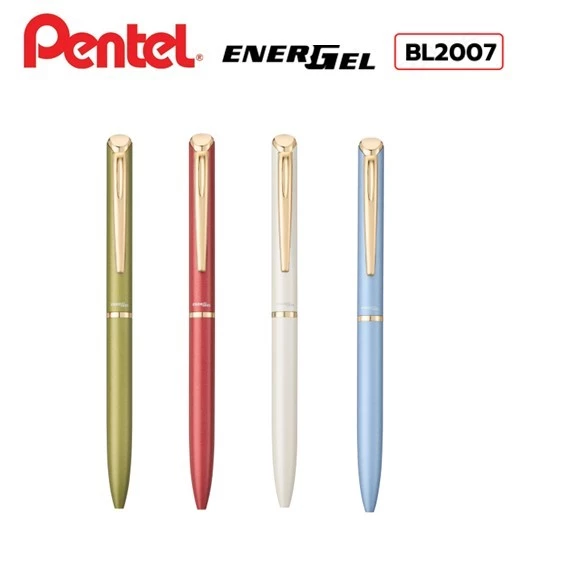 ปากกาเจล Pentel Sterling Twist BL2007 หมึกน้ำเงิน ขนาด 0.7mm. (ราคาต่อ 1 ด้าม)