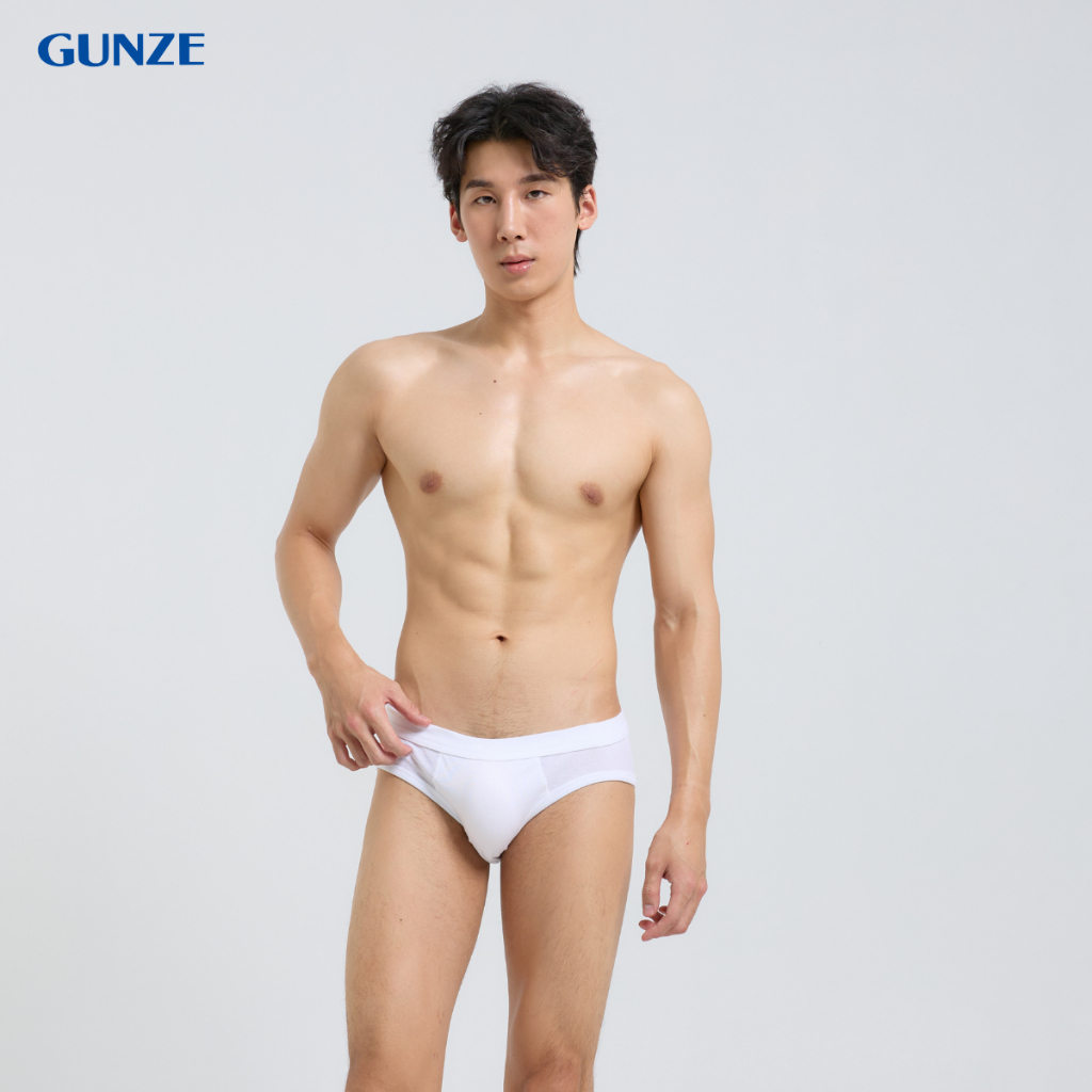 [Pack 3] GUNZE กุนเซ่ กางเกงในชาย สีขาว รุ่น GS5603