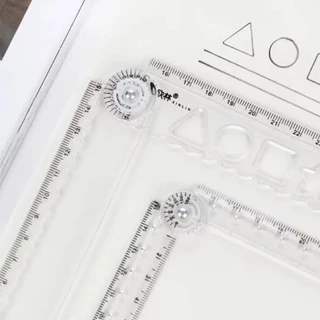 Cokai ไม้บรรทัดพับได้ 30 ซม. Clear Folding Ruler (KJ-7003, KJ-7005) พกพาสะดวก มีหลากหลายฟังก์ชั่นการใช้งาน
