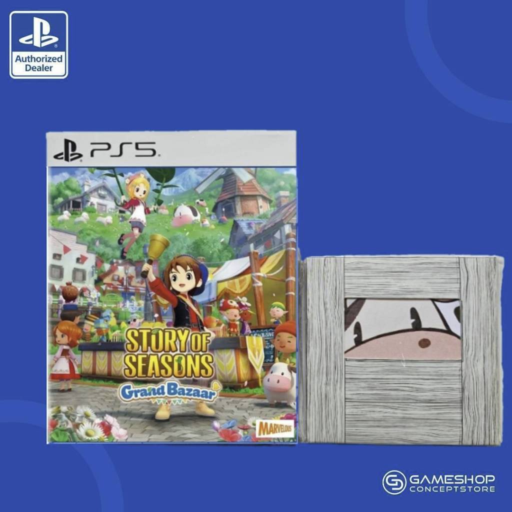 [ส่งด่วน พร้อมของแถม] PlayStation : PS5 Story of Seasons: Grand Bazaar (Z3/Asia)