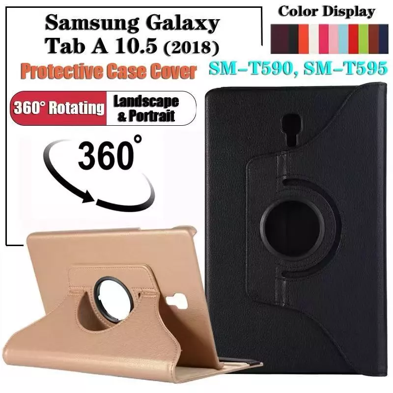 เคสหมุนได้ 360 องศา เคส Case Samsung Tab A 10.5 (2018) T590 T595 หนังคุณภาพดี