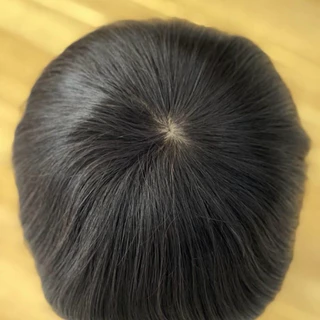 S13 แผ่นปิดผมบาง ผมแท้ทอมือทั้งฐาน รุ่นใหม่ล่าสุด ทอละเอียดมีไรผม งานสวย