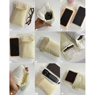 กระเป๋าใส่โทรศัพท์บุใยนุ่ม ใส่โทรศัพท์ได้ทุกรุ่น ลายน่ารักๆ รุ่น cutie phone bag flure.bags