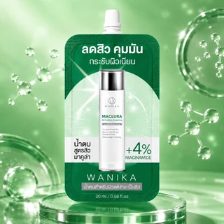 น้ำตบวานิก้า สูตรสิว มาคูล่า ขนาดพกพา 20 ml Wanika Maclura Anti-Acne Essence 20 ml (Travel Size) กระชับรูขุมขน ลดสิว