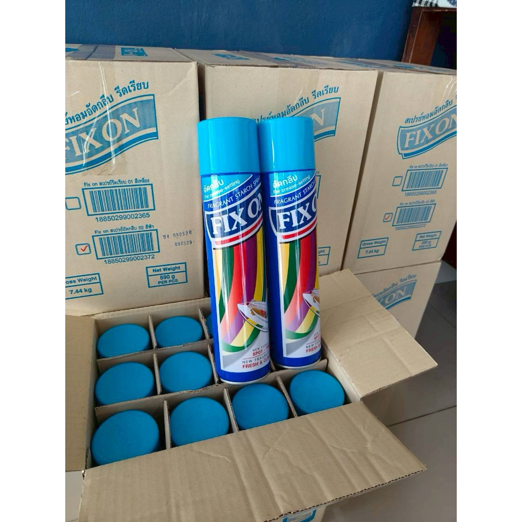 ฟิกซ์ออน สเปรย์หอมอัดกลีบและรีดเรียบ 500 ml