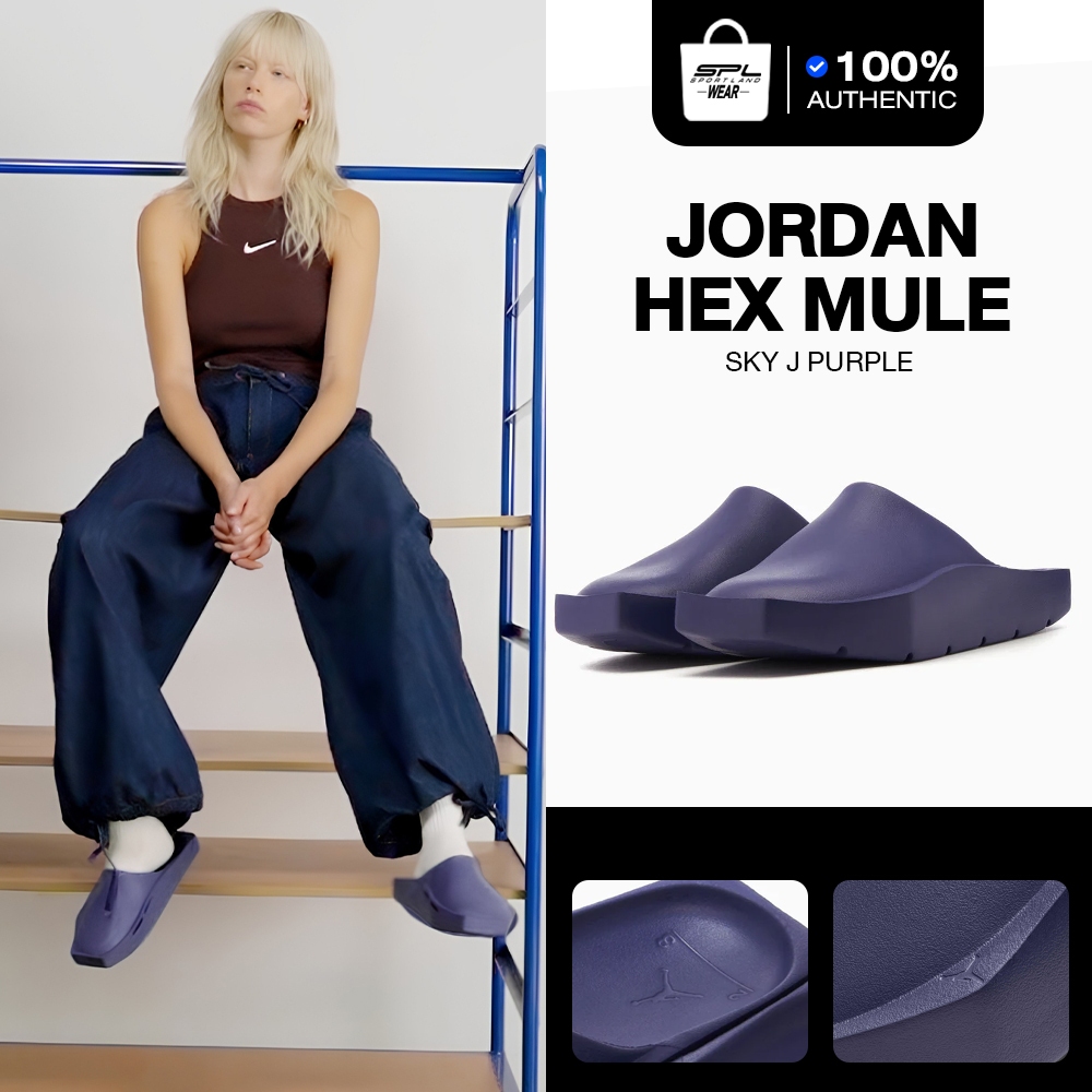 Nike ไนกี้ รองเท้าแตะ รองเท้าแฟชั่น W Jordan Hex Mule DX6405-500 (2100)