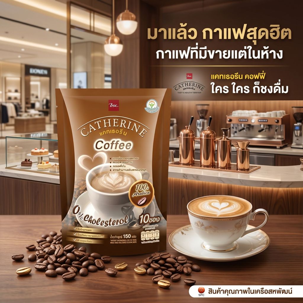 1แพค CATHERINE Coffee กาแฟแคทเธอรีน รูปที่ 3