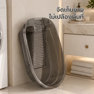 กะละมังซักผ้า กะละมังพลาสติก กะละมังซักผ้า มีให้เลือก 2 สี ทำจากวัสดุ PET ความจุขนาดใหญ่ แข็งแรงทนทาน
