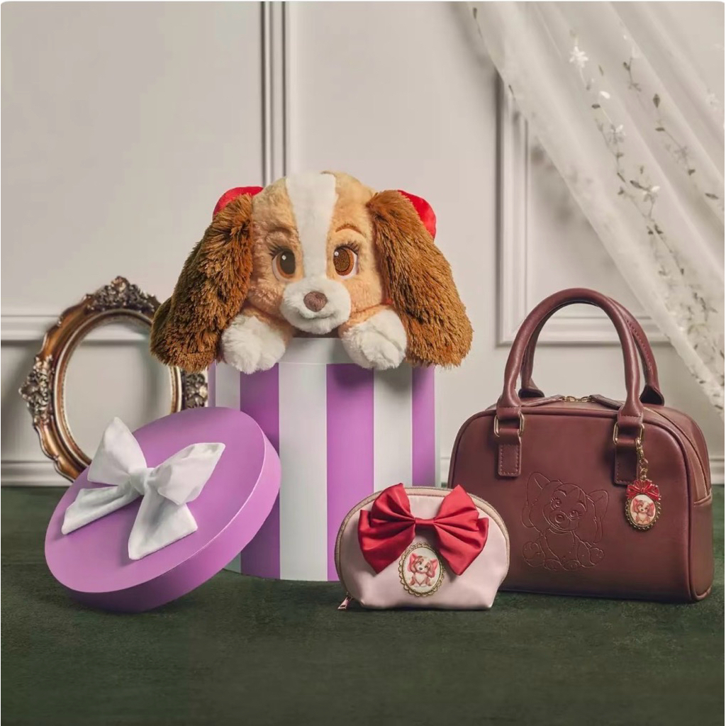 พร้อมส่งด่วน กระเป๋า ของใช้ Loungefly Disney Lady and the Tramp น้องหมาเลดี้ดิสนีย์ ลิขสิทธิ์แท้ ญี่ปุ่น