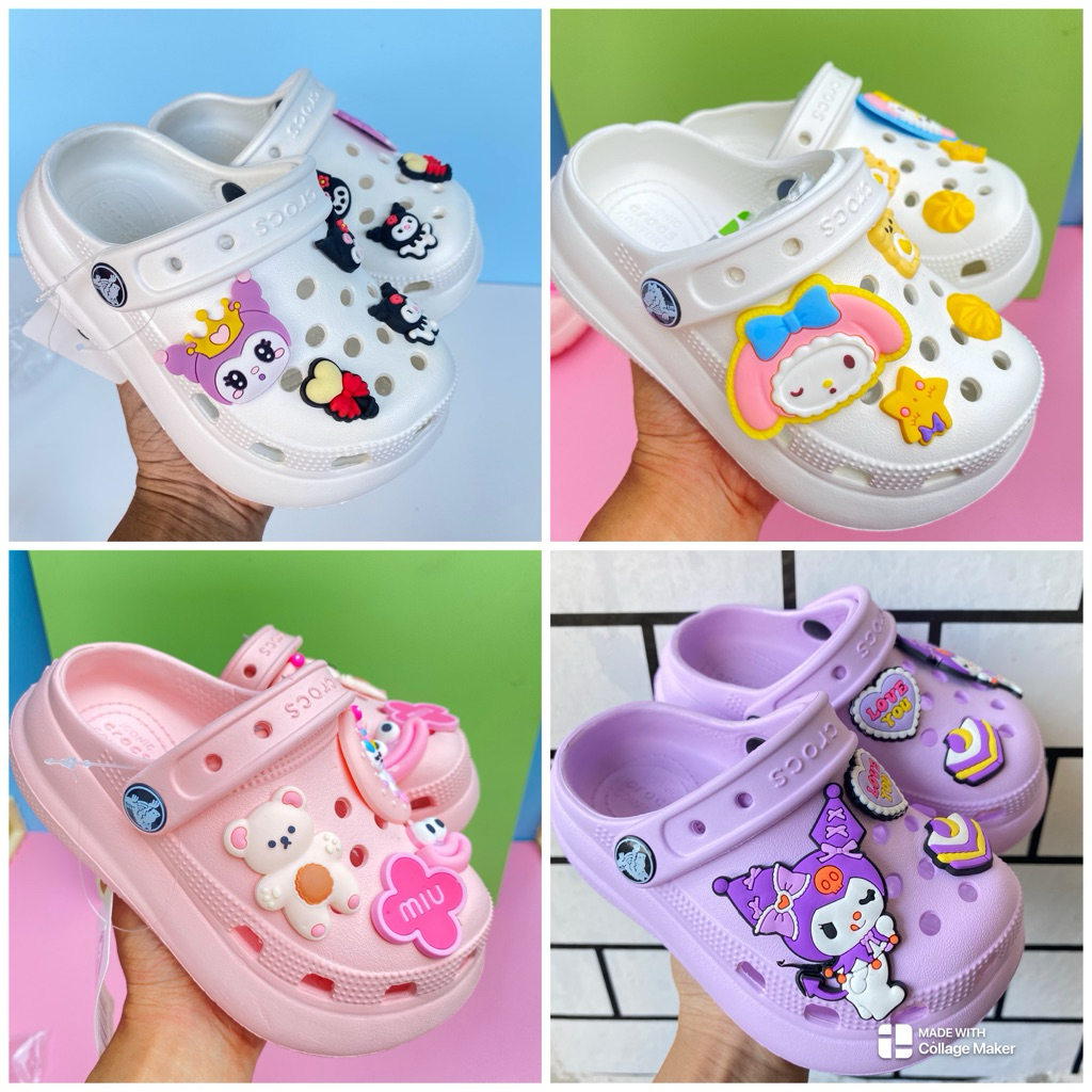 รองเท้า crocs เด็ก_รองเท้าเด็กผู้หญิงสุดฮิตมาใหม่พร้อมส่งค่ะ