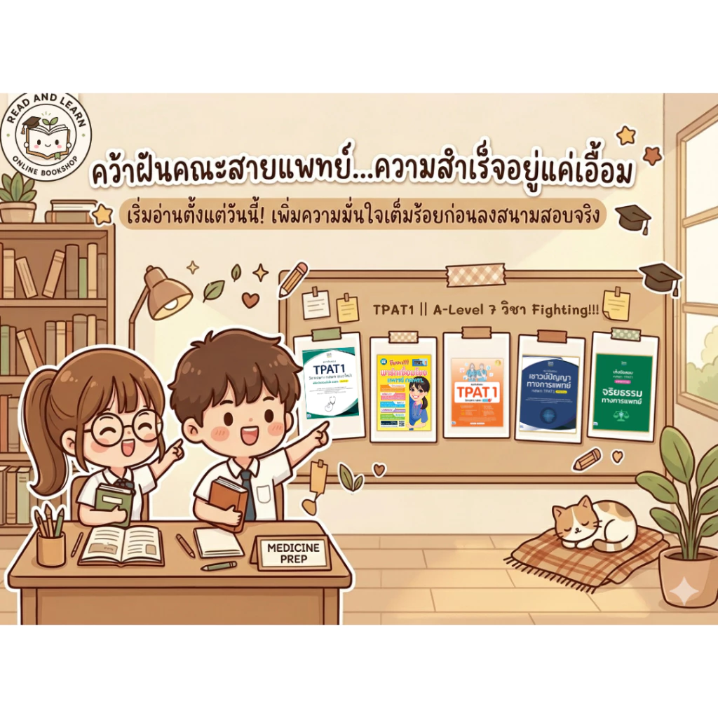 หนังสือเตรียมสอบ ความถนัดแพทย์ กสพท วิชาเฉพาะแพทย์  / TPAT1 - All thumbnail 3