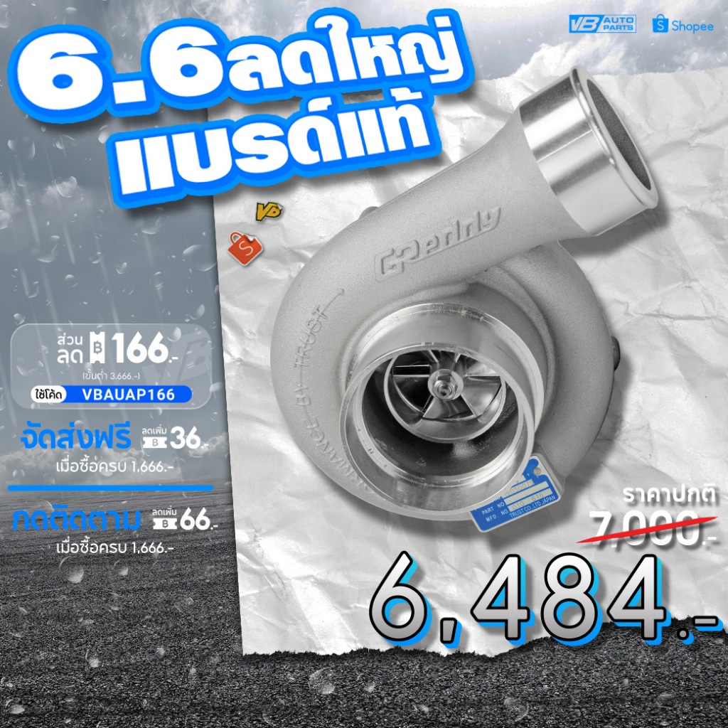 Turbo Greaddy RHF55V สำหรับรถยนต์