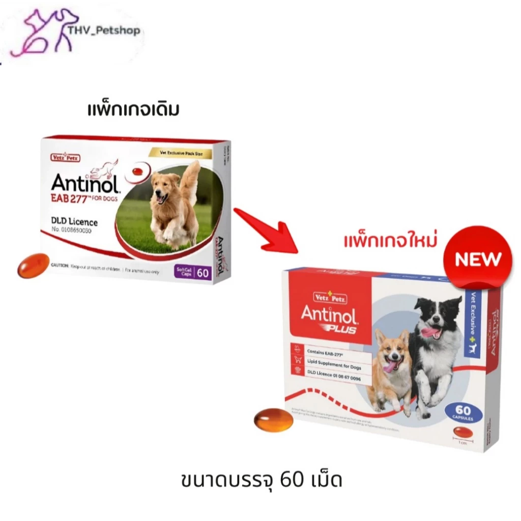 Antinol EAB 227 For Dog 60 Cap exp.08/2027