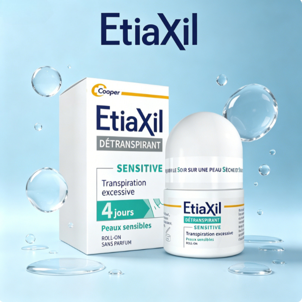 Etiaxil Sensitive 15ml. โรลออนลดเหงื่อผิวแพ้ง่าย กันกลิ่นตัวแรง รักแร้บอบบางใช้ได้ ไม่แสบ ไม่ระคายเคือง #Etiaxil #กันกลิ