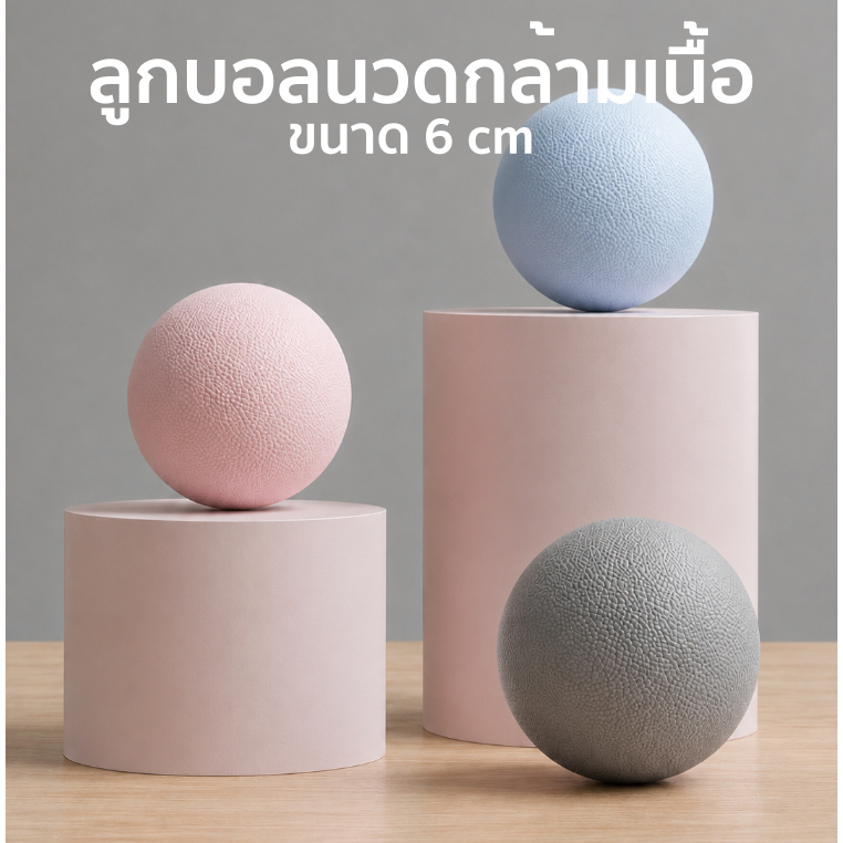 ลูกบอลนวดกดจุด คลายกล้ามเนื้อ บรรเทาปวดหลังคอ