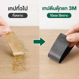 ตีนตุ๊กแก ตีนตุ๊กแกแบบมีกาว 3M ขน+หนาม มีกาวทั้งสองเส้น ตีนตุ๊กแกมีกาว ติดหน้าต่าง ติดกรอบรูป