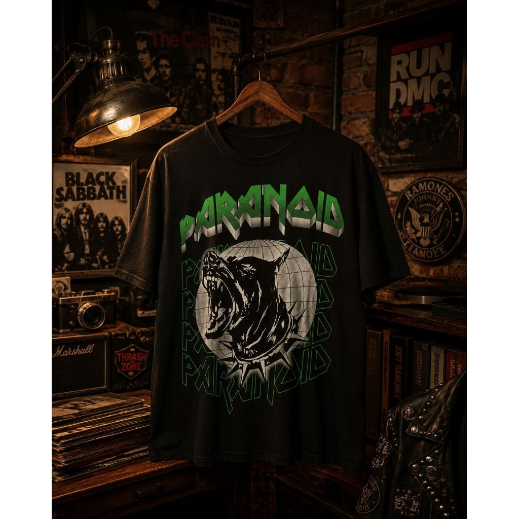 เสื้อวินเทจ​ 💀​ Paranoid Graphics​ Tee​ 🚀​
