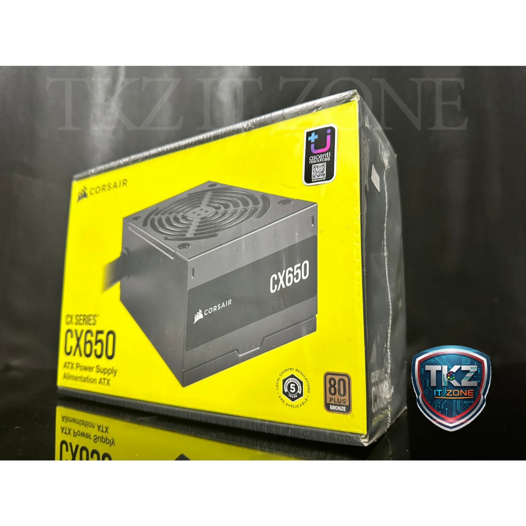 เพาเวอร์ซัพพลาย(power supply) corsair cx650 (650w 80+ bronze)