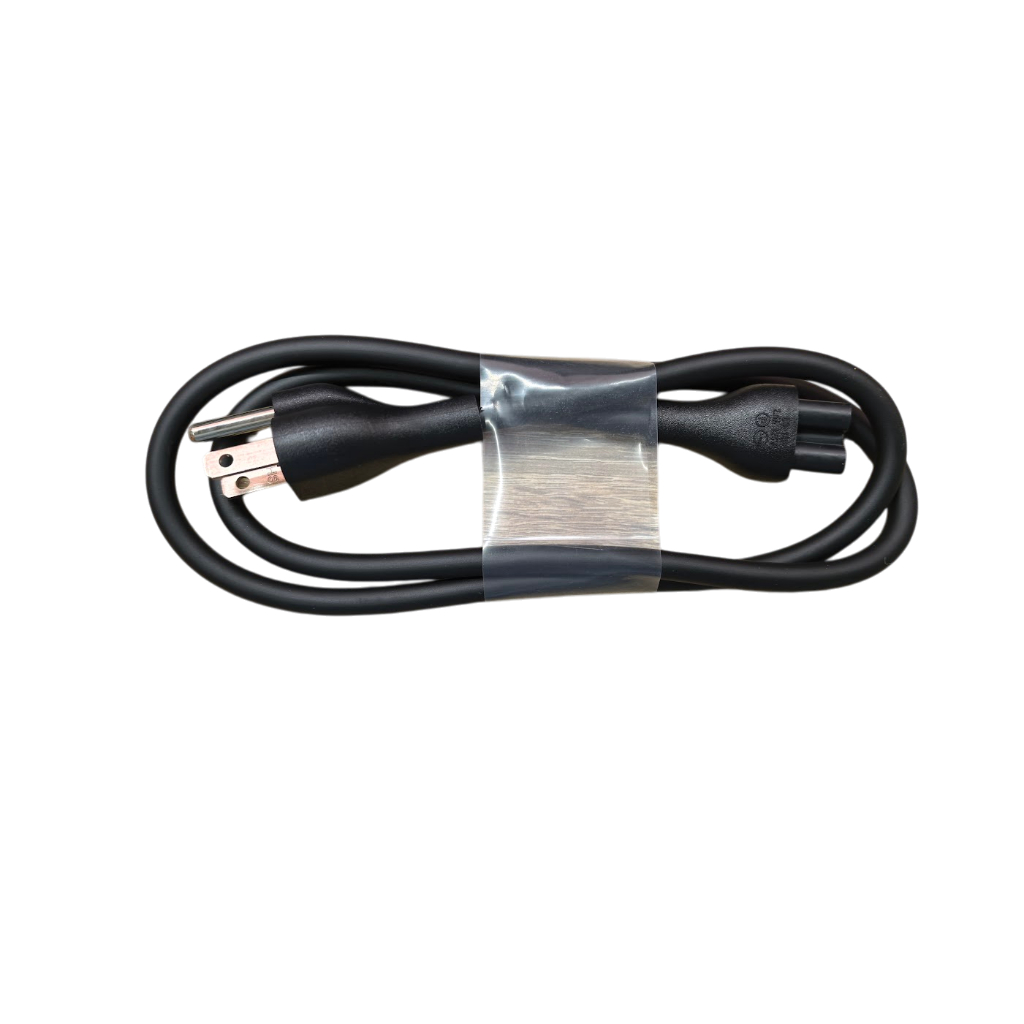 🔌 สายไฟโน๊ตบุ๊ค 3 ขา IEC C5 Mickey Mouse Power Cord 1 m 2.5A หัวดอกจิก ใช้กับอแดปเตอร์โน๊ตบุ๊คทั่วไป สีดำ พร้อมส่งจากไทย