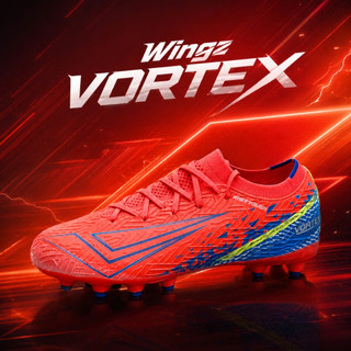 รองเท้าฟุตบอล Wingz Vortex สีใหม่ Neon Pink รองเท้าฟตบอล กระชับ นำหนักเบา สวมใส่สบาย