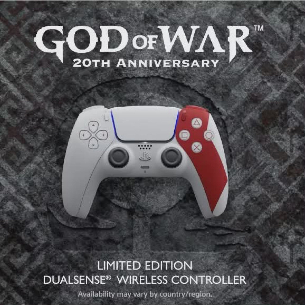 God of War 20th Anniversary DualSense Wireless Controller.สินค้ามือ 1 พร้อมส่ง🎮