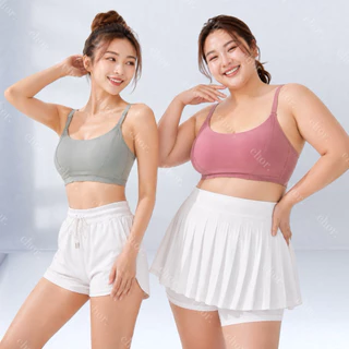 Chor 548 เสื้อในไร้โครง สปอร์ตบรานุ่ม ฟองน้ำญี่ปุ่น ระบายอากาศ ใส่สบาย ไม่อึดอัด