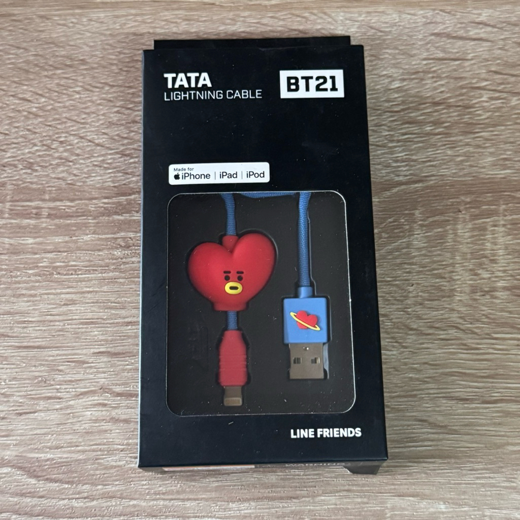 BT21 สายชาร์จมือถือ พร้อมส่ง ของแท้ BT21 lightening cable for iPhone