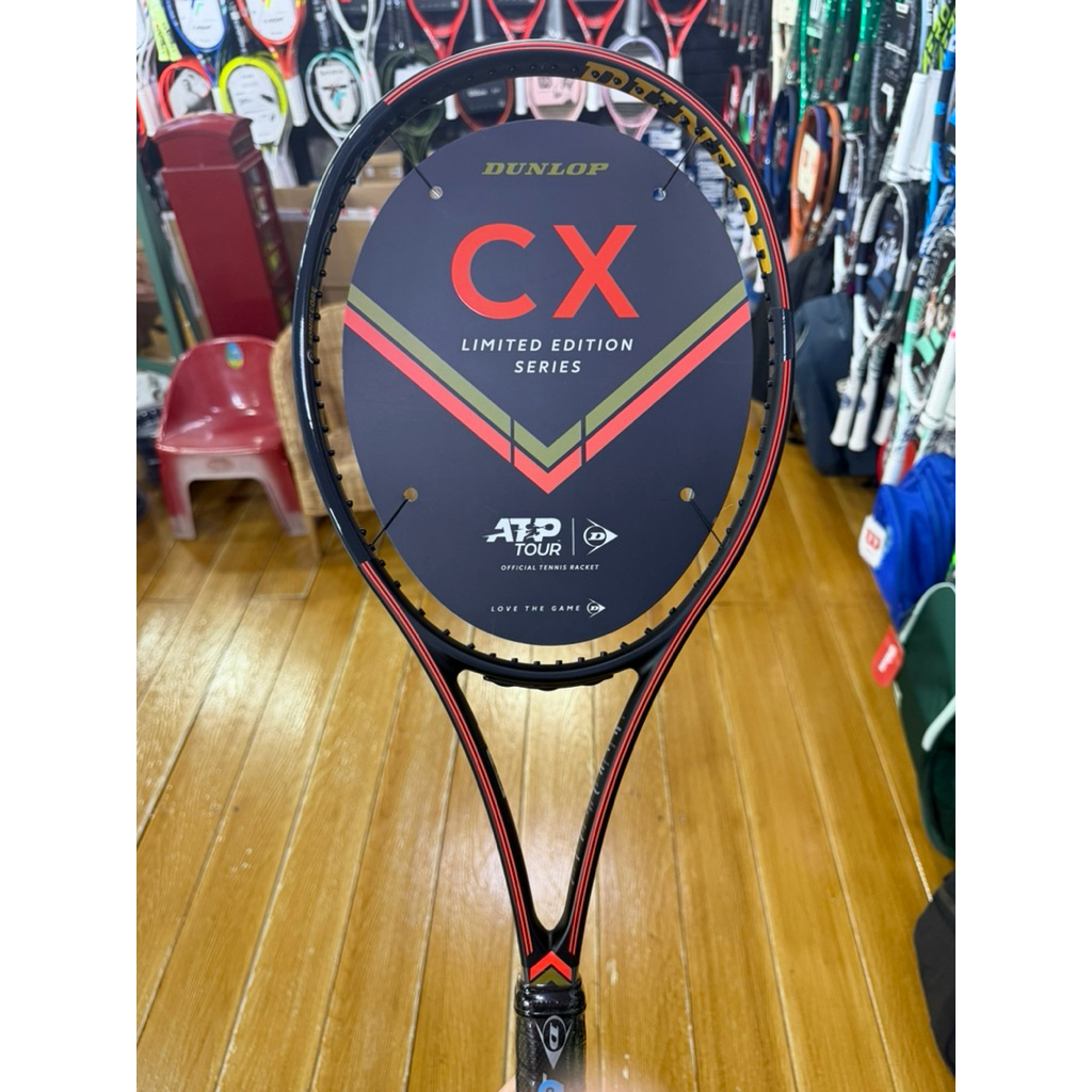 ไม้เทนนิส DUNLOP CX 200 18x20 LIMITED EDITION หน้าไม้ 98 น้ำหนัก 305 กรัม (ไม้อย่างเดียว)