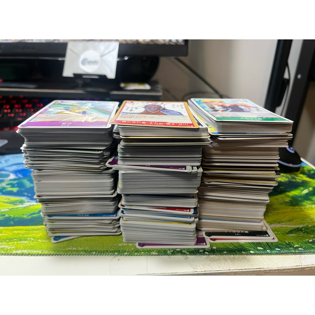 การ์ดเกลือวันพีชประมาณ 1000 ใบ จาก OP12,OP13, OP15, PRB01-02,