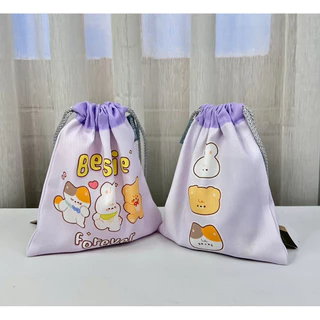 Moshi Moshi กระเป๋าหูรูด ถุงหูรูด กระเป๋าผ้ามีหูรูด DRAWSTRING BAG