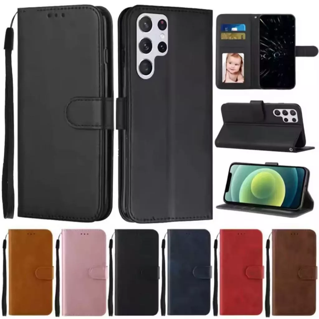 เคสฝาพับหนัง ล็อคได้ สำหรับ Samsung S24 Plus Ultra / S23 Plus Ultra / S22 Plus Ultran / S21plus Ultra เคสกันกระแทก