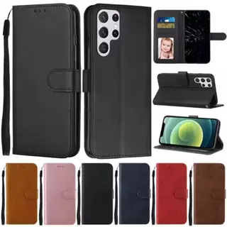 เคสฝาพับหนัง ล็อคได้ สำหรับ Samsung S24 Plus Ultra / S23 Plus Ultra / S22 Plus Ultran / S21plus Ultra เคสกันกระแทก