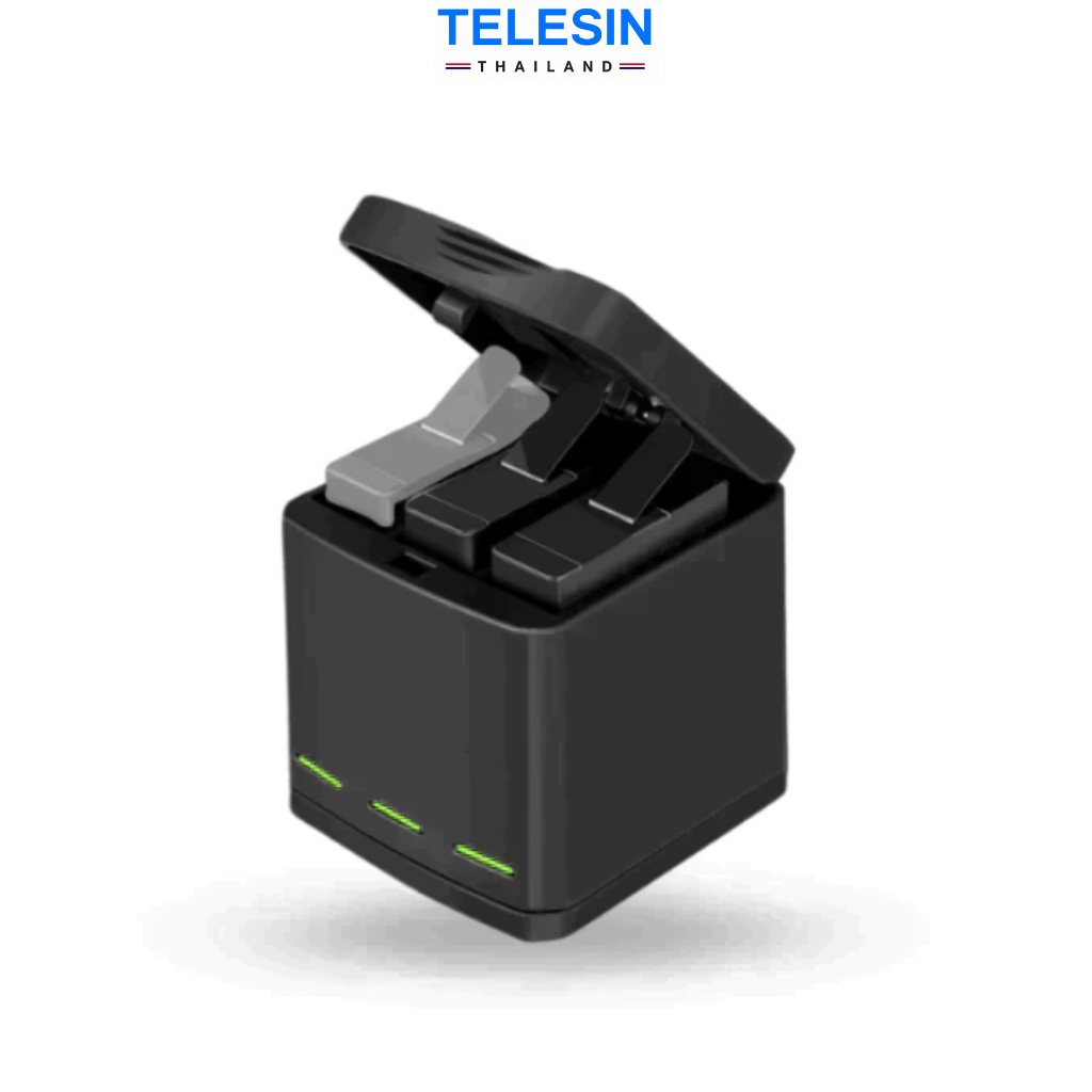 TELESIN แท่นชาร์จแบต Gopro 8 / 7 / 6 คุณภาพดี