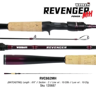 คันตีเหยื่อปลอม WEEBASS REVANGER V3 แถมฟรี!! ผ้าบัฟมูลค่า 40 บาท