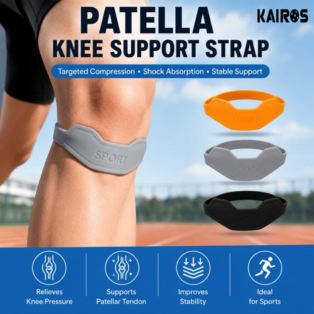 Patella Knee Support Strap ซิลิโคน สายรัดเข่า ดูแลหัวเข่า พยุงเอ็นสะบ้า KS-KNEE