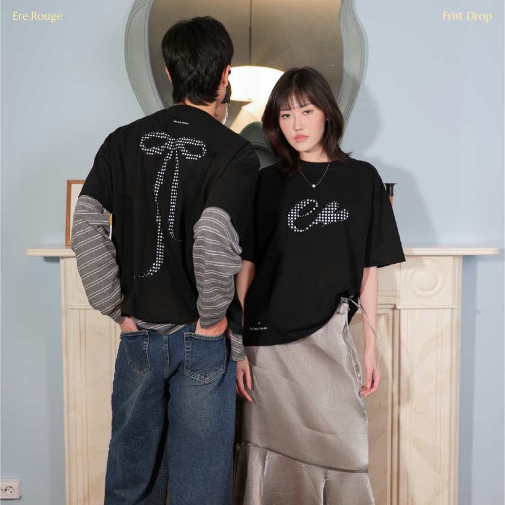 Ere.Rouge ERT002 - Boxy T-Shirt I เสื้อยืดทรงบ๊อกซี่