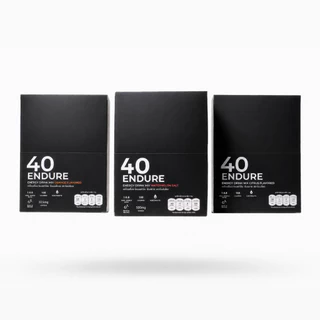 [กล่อง10ซอง] 40ENDURE Mileage Energy Drink Mix ผงชงให้พลังงานและเกลือแร่ สำหรับเล่นกีฬา